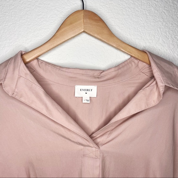 Everly Long Sleeve Pullover Loose Fit Tunic Style - Picture 3 of 7